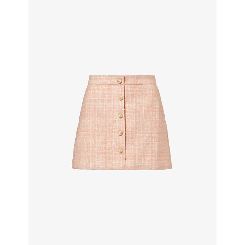 Reformation Brielle Skirt In Pink