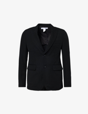 COMME DES GARCONS SHIRT: Panelled single-breasted wool jacket