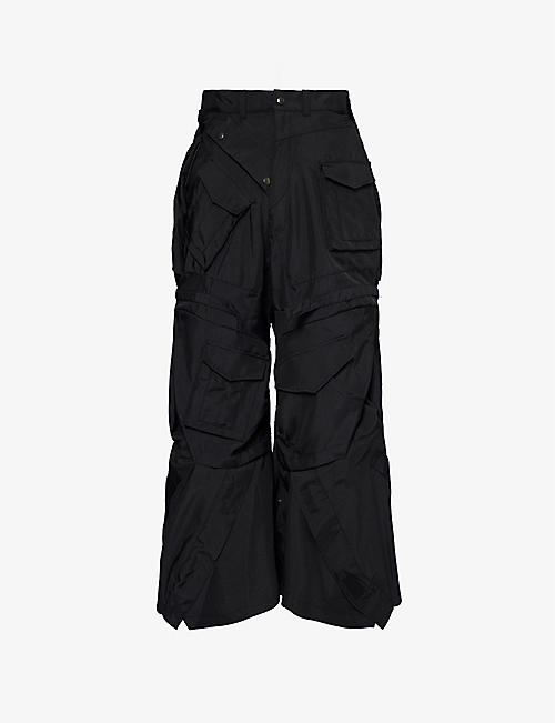 JUNYA WATANABE: Patch-pocket relaxed-fit woven trousers