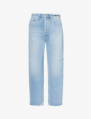 CITIZENS OF HUMANITY: Dahlia high-rise tapered-leg jeans