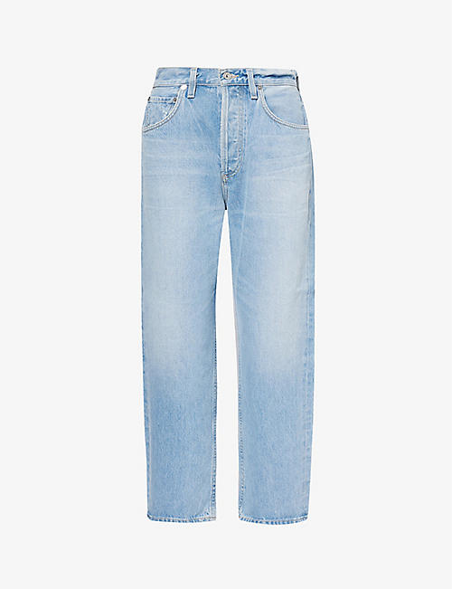 CITIZENS OF HUMANITY: Dahlia high-rise tapered-leg jeans