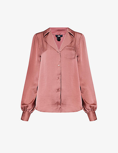 PAIGE: Caprina patch-pocket regular-fit stretch-woven jacket