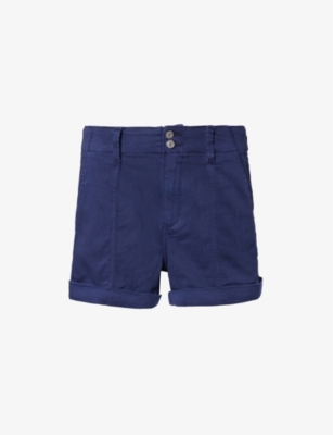 Designer denim shorts sales