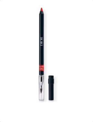 Dior 743 Rouge Zinnia Rouge Contour Lip Liner Pencil 1.2g In 743 Rouge Zinnia