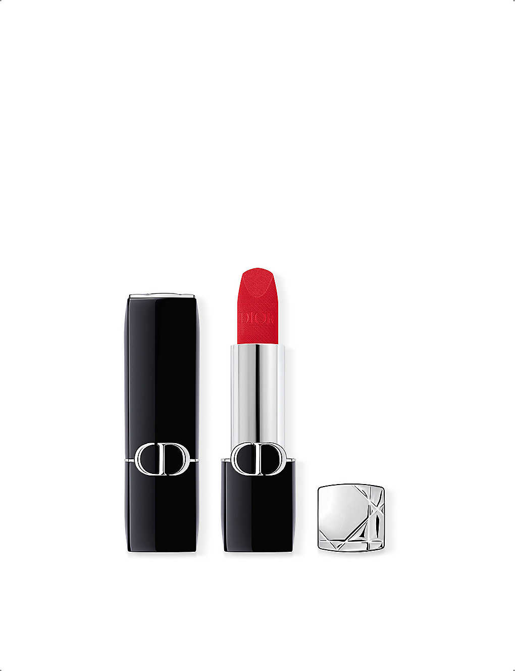 Dior 666 Rouge En Diable Rouge New Velvet Lipstick 3.5g