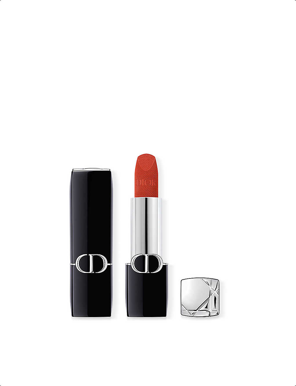 Dior 840 Rayonnante Rouge New Velvet Lipstick 3.5g