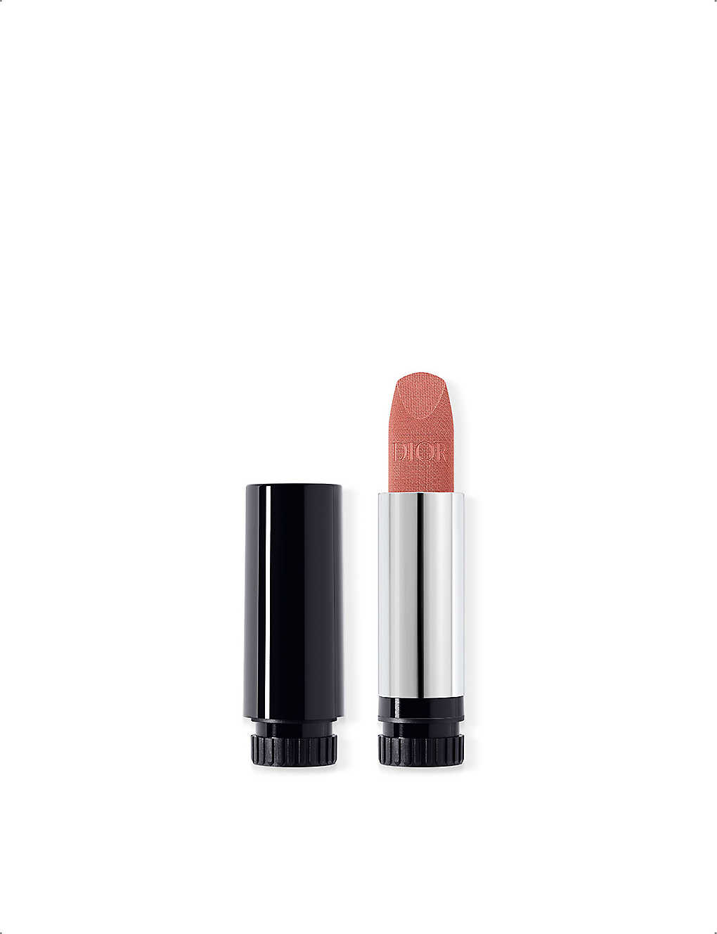 Dior 100 Nude Look Rouge New Velvet Lipstick Refill 3.5g