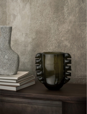 FERM LIVING: Alas mouth-blown glass vase 25cm