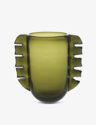 FERM LIVING: Alas mouth-blown glass vase 25cm