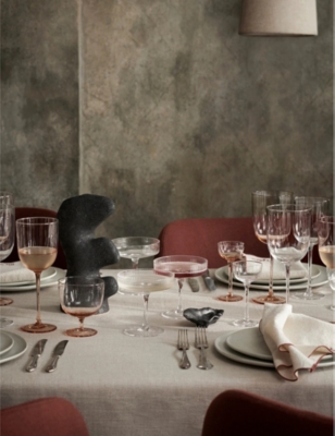 FERM LIVING: Host red glass wine glasses set of 2