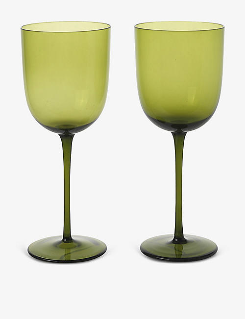 FERM LIVING: Host glass white wine glasses set of 2