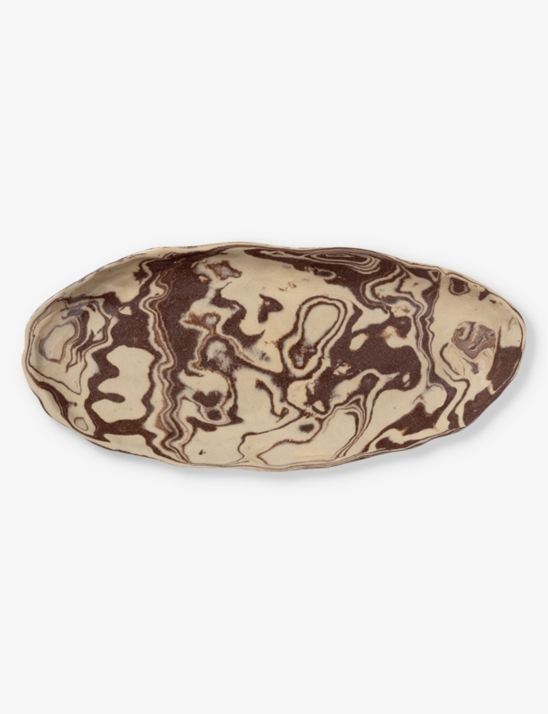 Ryu stoneware platter 37cm