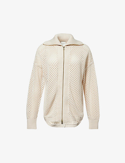VARLEY: Finn knitted cotton jacket