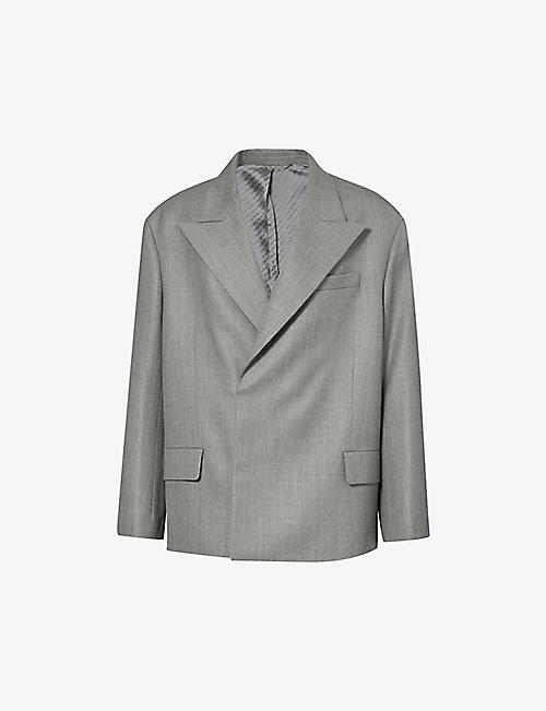 ACNE STUDIOS: Jarrio double-breasted woven jacket