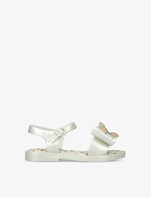MINI MELISSA: Kids' Mar Star butterfly-embellished PVC sandals