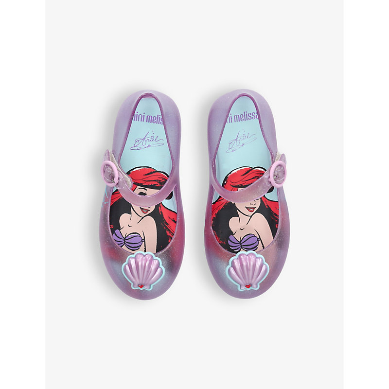 Shop Mini Melissa Lilac Kids' X Disney Sweet Love Pvc Pumps