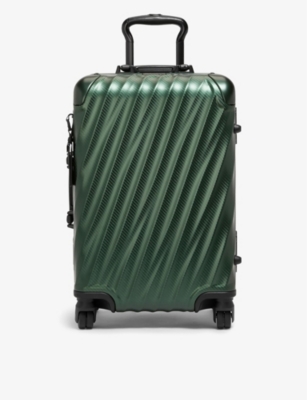 Tumi Texture Forest Green International 19 Degree Aluminium Carry-on Suitcase