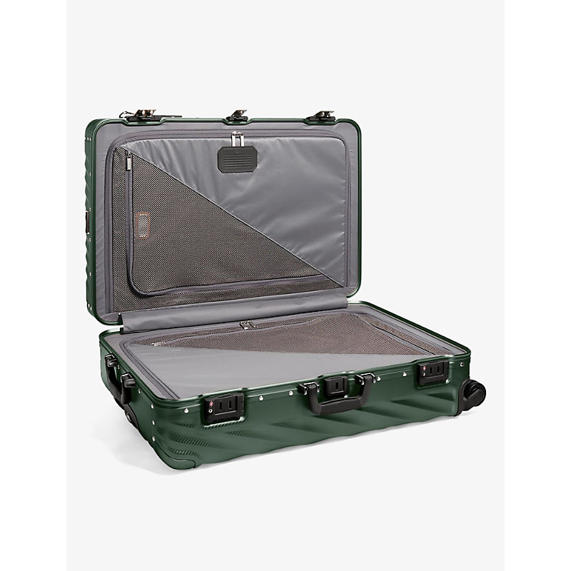 Shop Tumi Texture Forest Green Extended Trip 19 Degree Aluminium Suitcase