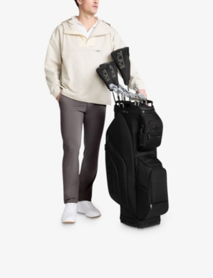 Tumi Black Alpha 3 Nylon Golf Cart Bag In Black