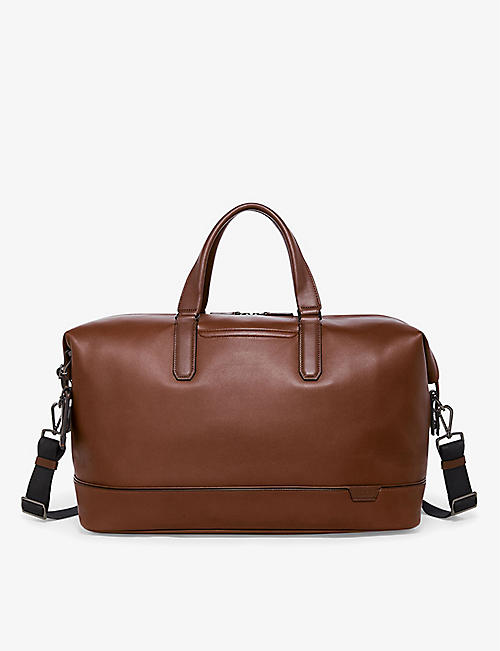 TUMI: Harrison Nelson leather duffel bag