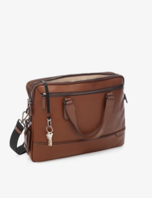 Harrison Sycamore leather briefcase