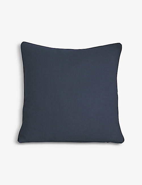 SOHO HOME: Vinnie large square linen cushion 65cm x 65cm