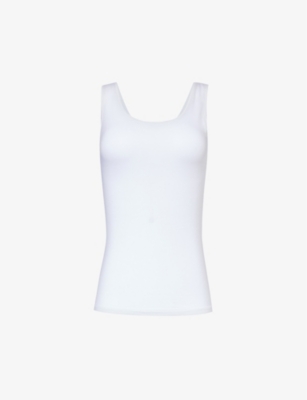 HANRO: Slim-fit sleeveless stretch-woven top