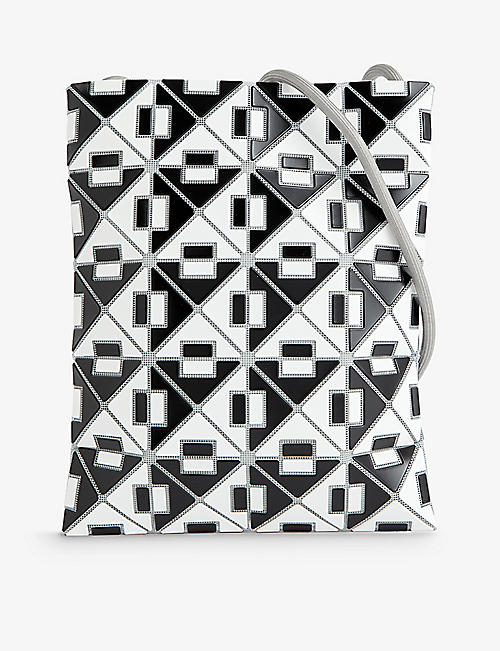 BAO BAO ISSEY MIYAKE: Connect geometric-pattern PVC shoulder bag