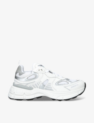 Axel Arigato Womens White Marathon Ghost Runner Leather And Mesh Trainers