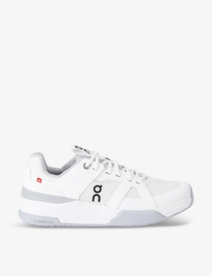 ON RUNNING: Kids' The Roger Pro logo-print woven low-top trainers