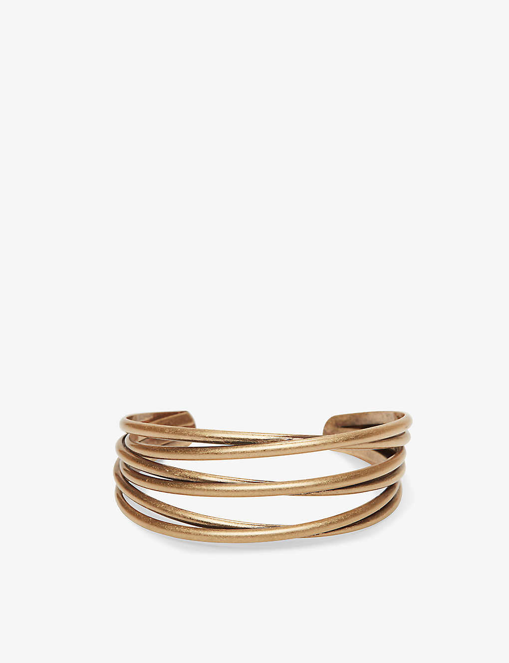 The White Company Gold Bird's Nest Gold-plated Brass Bangle