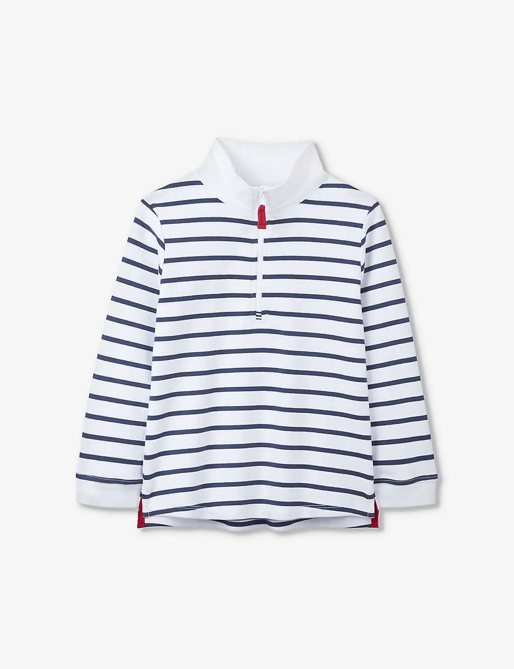 The Little White Company Babies'  Stripe Breton-stripe Cotton Rugby Top 0-18 Months
