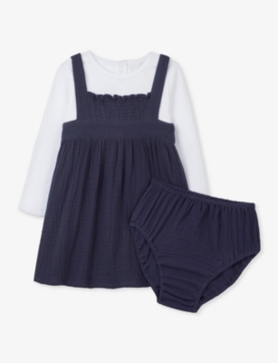 Set top and underwear/shorts with tulle details (3-18 months