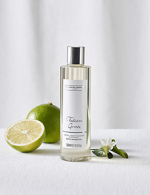 THE WHITE COMPANY: Tuscan Grove scented bath and shower gel 250ml