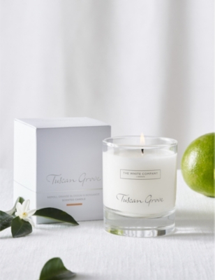 THE WHITE COMPANY: Tuscan Grove mineral-wax scented candle 140g