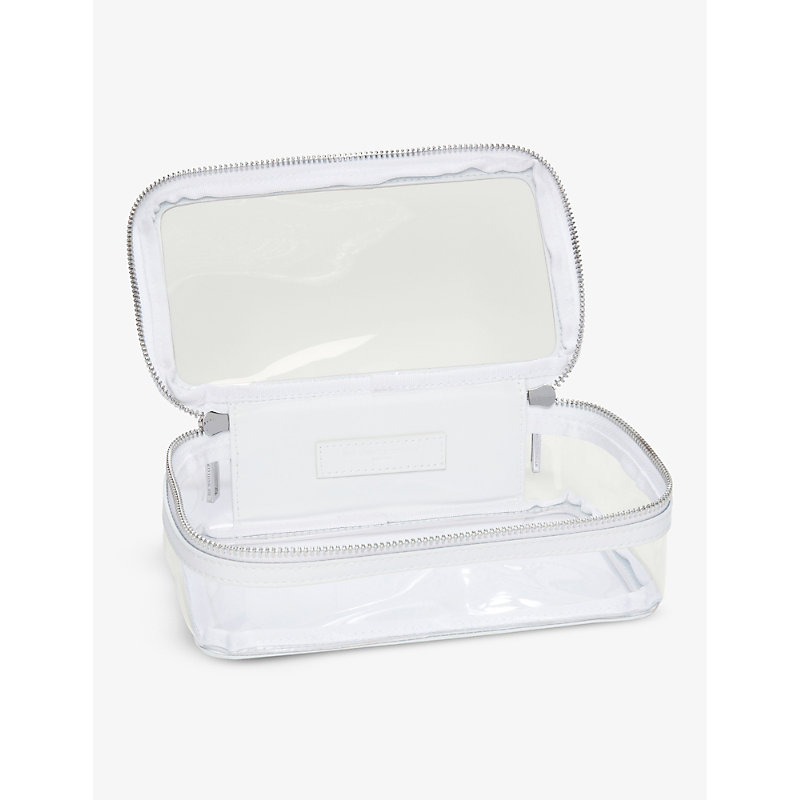 Shop The White Company White Inflight Clear Cosmetic Case