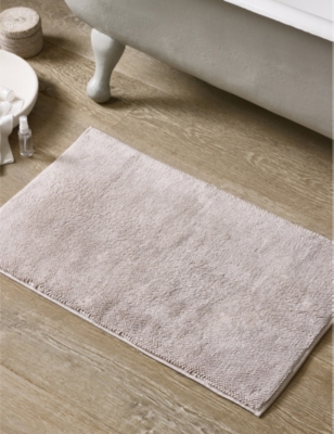 THE WHITE COMPANY: Île de Ré cotton bath mat 50cm x 80cm