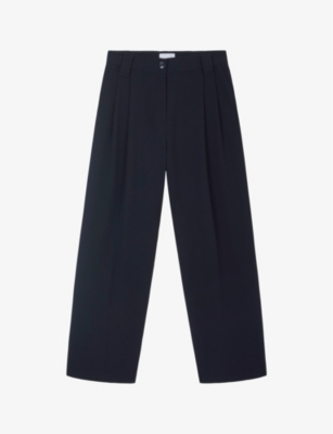 Roll Top Wide Leg Lounge Trousers