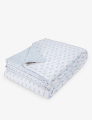 THE WHITE COMPANY: Isla hand-quilted double cotton quilt 215cm x 250cm