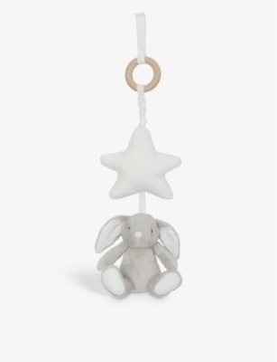 THE LITTLE WHITE COMPANY: Jitter Bonnie Bunny interactive soft toy 26cm