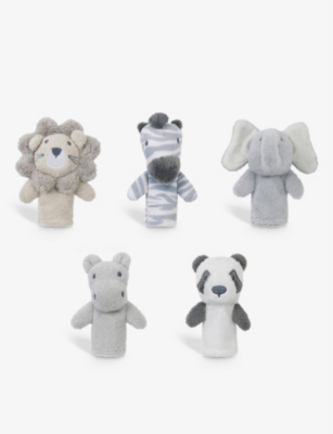 THE LITTLE WHITE COMPANY: Noah's Ark Woven Finger Puppets