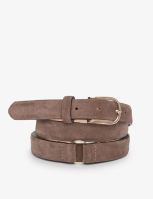 THE WHITE COMPANY: Double Wrap suede belt