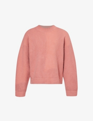 REPRESENT: Sprayed Horizons brushed-texture alpaca wool-blend knitted jumper