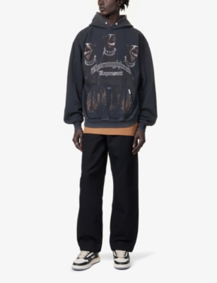 REPRESENT: Thoroughbred graphic-print cotton-jersey hoody