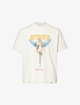 Represent Resort T-shirt In Flat White