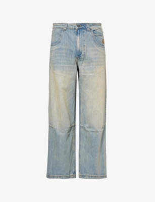 JADED LONDON Union Jack Colossus brand-embroidered relaxed-fit