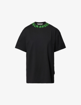 PALM ANGELS - Oversized logo-print cotton-jersey T-shirt