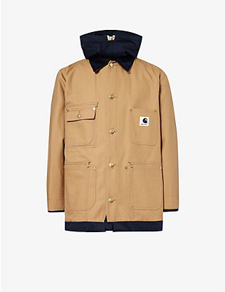 SACAI: Sacai x Carhartt WIP reversible relaxed-fit cotton-canvas jacket