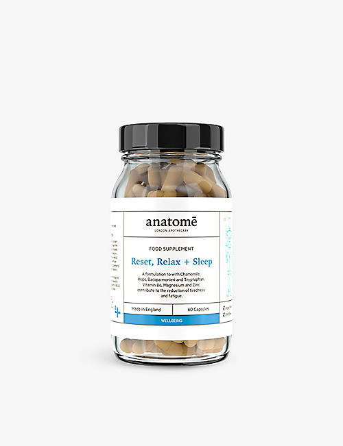 ANATOME: Reset, Relax + Sleep food supplement 60 capsules