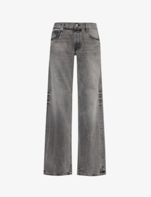 EB DENIM EB DENIM WOMEN'S MAZZY BELT-LOOP FIVE-POCKET REGULAR-FIT WIDE-LEG JEANS 